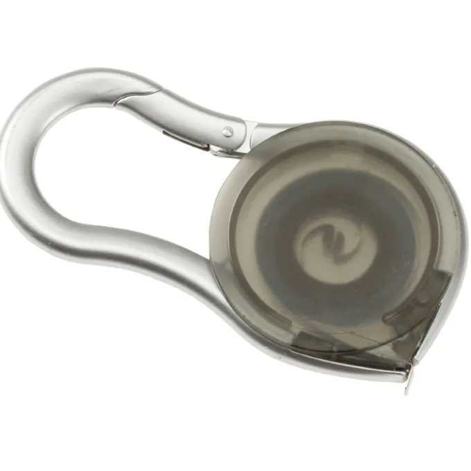 6-foot Silver Accent Carabiner Tape Measure