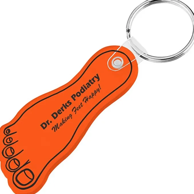 Foot Soft Keychain - Translucent