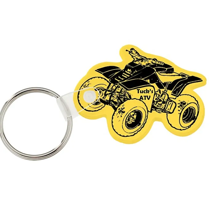 Four Wheeler Soft Keychain - Opaque