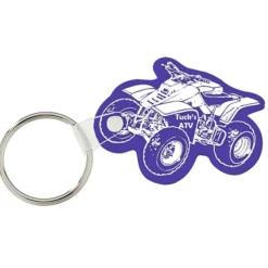 Four Wheeler Soft Keychain - Opaque