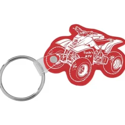 Four Wheeler Soft Keychain - Translucent