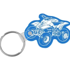 Four Wheeler Soft Keychain - Translucent