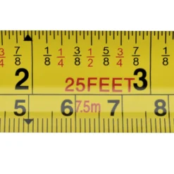 Fractional Tape Measure - 25 feet