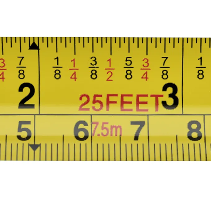 Fractional Tape Measure - 25 feet