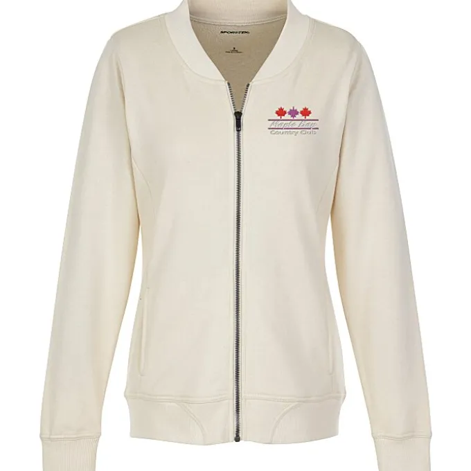 French Terry Lightweight Bomber Jacket - Ladies'