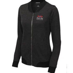 French Terry Lightweight Bomber Jacket - Ladies'
