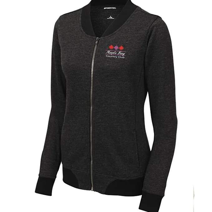 French Terry Lightweight Bomber Jacket - Ladies'