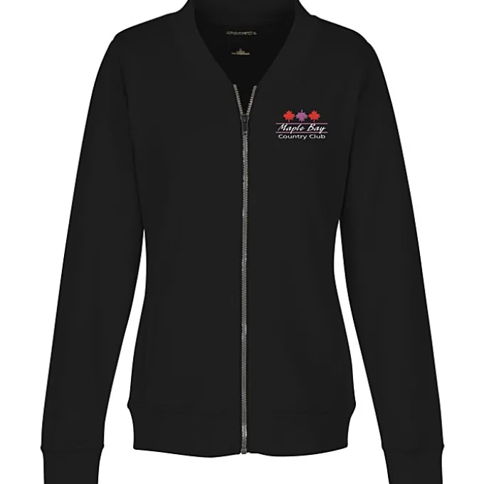 French Terry Lightweight Bomber Jacket - Ladies'