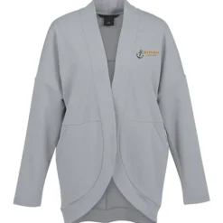 French Terry Open-Front Stretch Cardigan - Ladies'