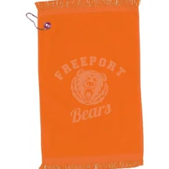 Fringed Golf Towel - 18 inches x 11 inches - Color