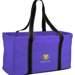Front Pocket Utility Tote - Embroidered
