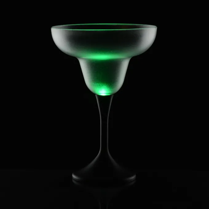 Frosted Light-Up Margarita Glass - 8 oz. - 24 hr