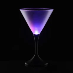 Frosted Light-Up Martini Glass - 8 oz. - 24 hr