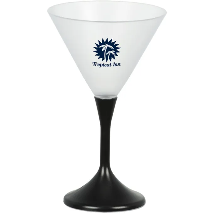 Frosted Light-Up Martini Glass - 8 oz. - 24 hr