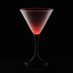 Frosted Light-Up Martini Glass - 8 oz. - 24 hr