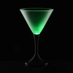 Frosted Light-Up Martini Glass - 8 oz. - 24 hr