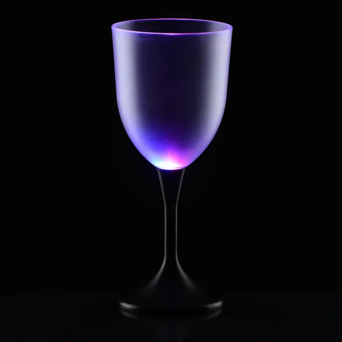 Frosted Light-Up Wine Glass - 10 oz. - 24 hr
