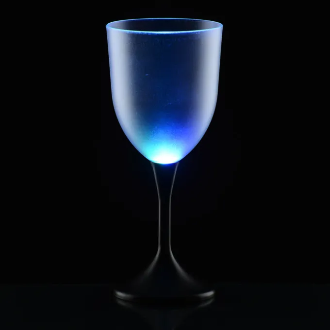 Frosted Light-Up Wine Glass - 10 oz.