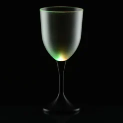 Frosted Light-Up Wine Glass - 10 oz.
