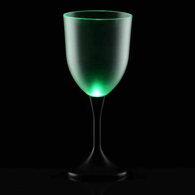 Frosted Light-Up Wine Glass - 10 oz.