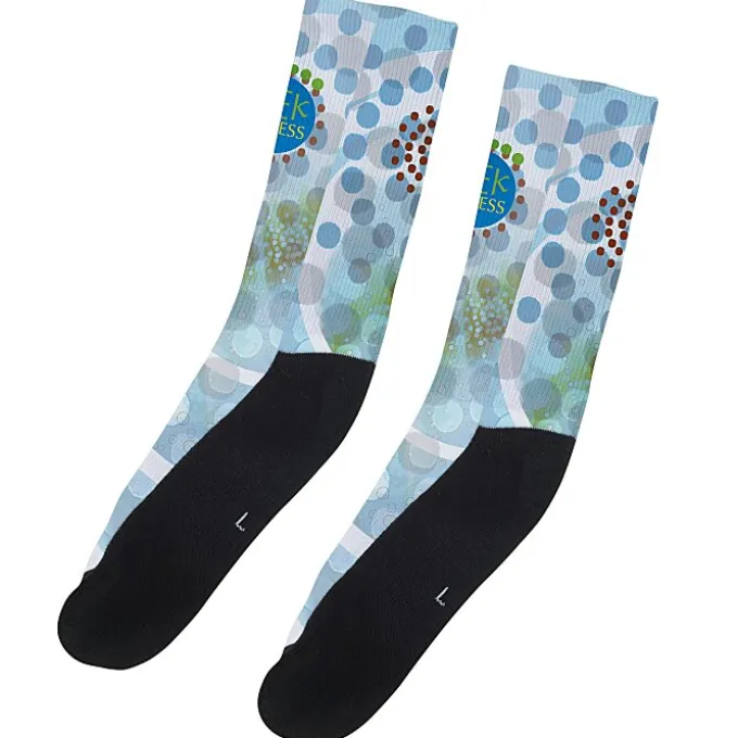 Full Color Crew Socks - Large