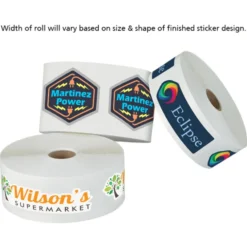 Full Color Custom Shape Sticker by the Roll - Medium