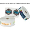 Full Color Custom Shape Sticker by the Roll - Extra Small