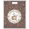 Full Color Die Cut Handle Plastic Bag - 15 inches x 12 inches - Clear