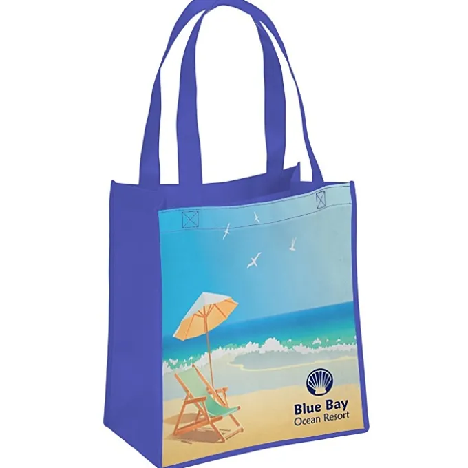 Full Color Grocery Tote - 13 inches x 12 inches