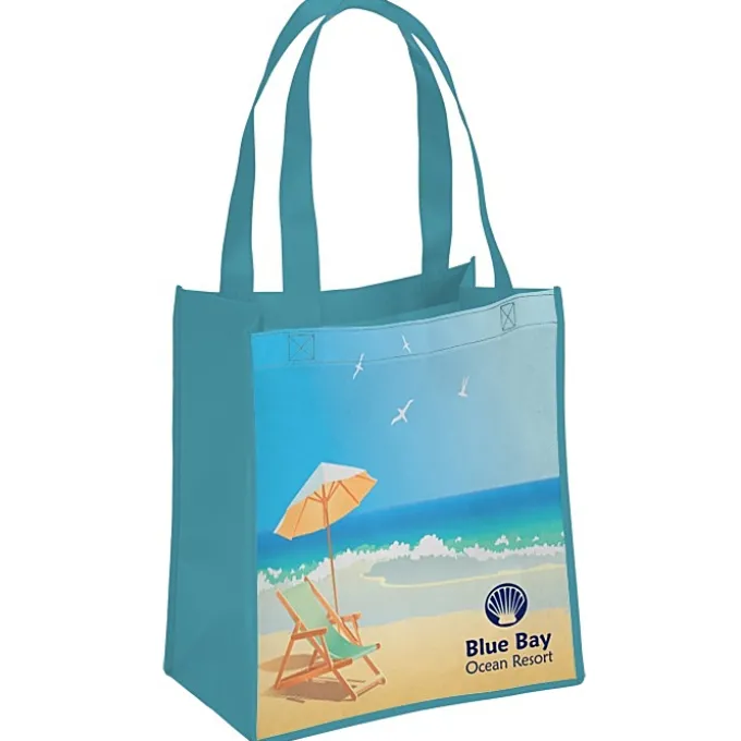 Full Color Grocery Tote - 13 inches x 12 inches