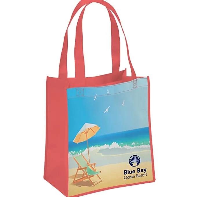 Full Color Grocery Tote - 13 inches x 12 inches