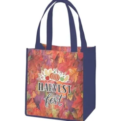 Full Color Grocery Tote - 13 inches x 12 inches - 2 Sided