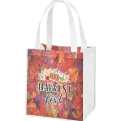 Full Color Grocery Tote - 13 inches x 12 inches - 2 Sided