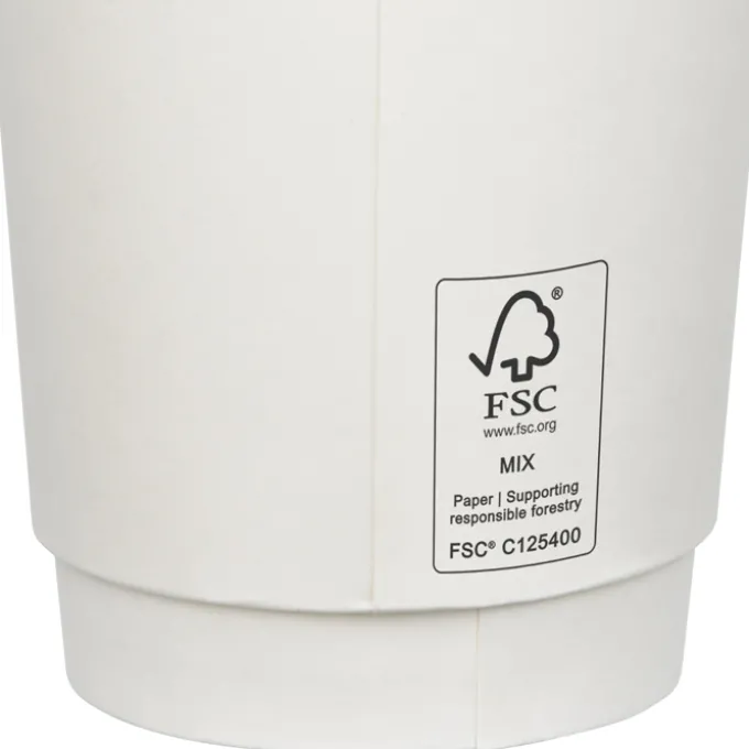 Full Color Insulated Paper Cup with Lid - 16 oz.