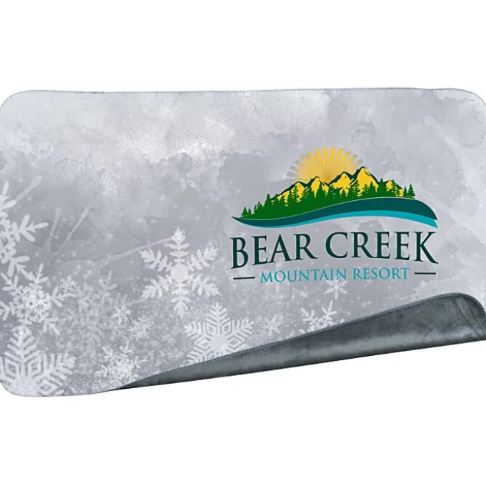 Full Color Micro Mink Plush Lap Blanket