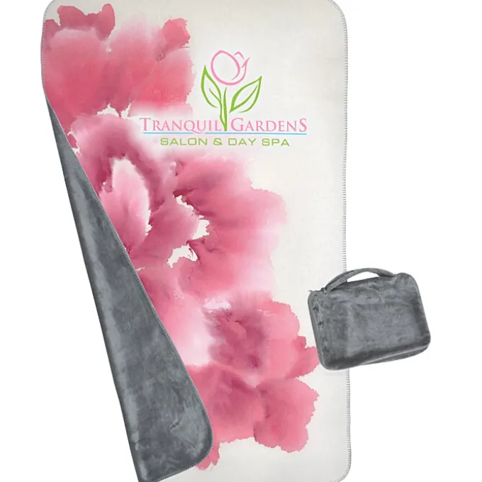 Full Color Micro Plush Travel Blanket