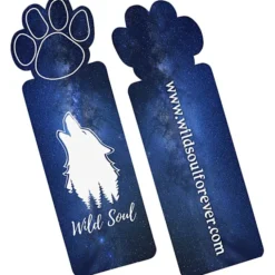 Full Color Paper Bookmark - Paw