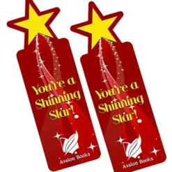 Full Color Paper Bookmark - Star