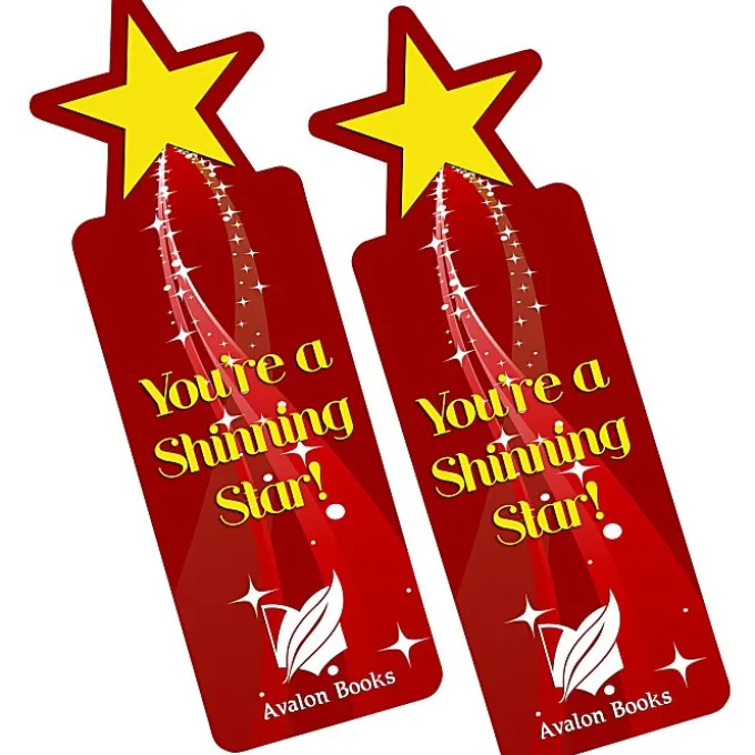 Full Color Paper Bookmark - Star