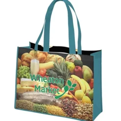 Full Color Shopping Tote - 12 inches x 16 inches - 2 Sided