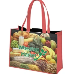 Full Color Shopping Tote - 12 inches x 16 inches - 2 Sided