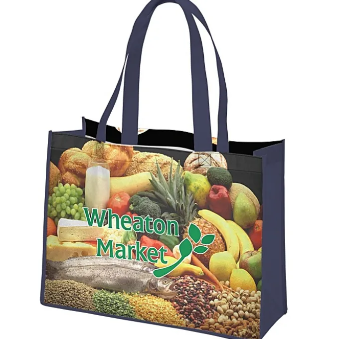 Full Color Shopping Tote - 12 inches x 16 inches - 2 Sided