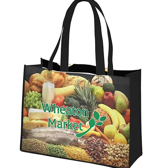 Full Color Shopping Tote - 12 inches x 16 inches - 2 Sided