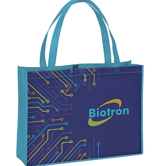 Full Color Shopping Tote - 14 3/4 inches x 19 3/4 inches