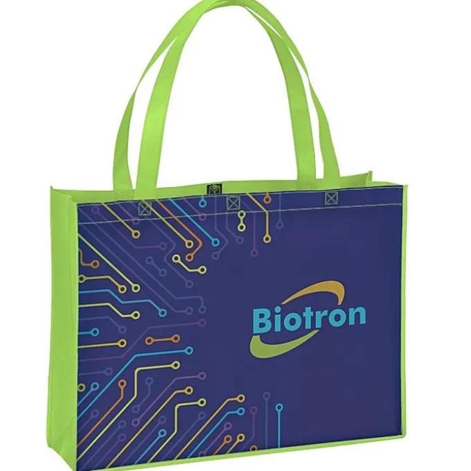 Full Color Shopping Tote - 14 3/4 inches x 19 3/4 inches