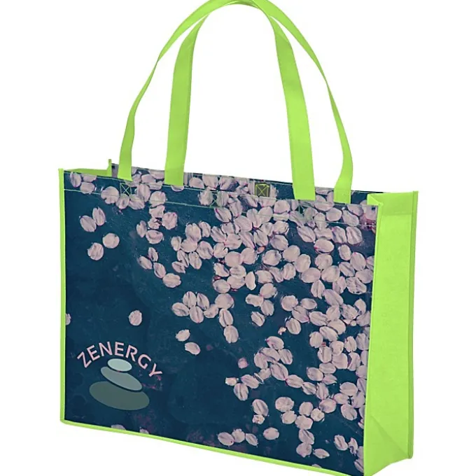 Full Color Shopping Tote - 14 3/4 inches x 19 3/4 inches - 2 Sided