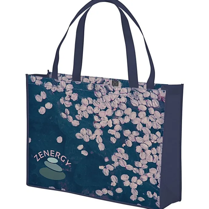 Full Color Shopping Tote - 14 3/4 inches x 19 3/4 inches - 2 Sided