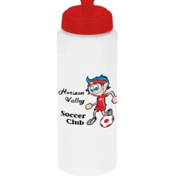 Full Color Sport Bottle with Push Pull Lid - 32 oz