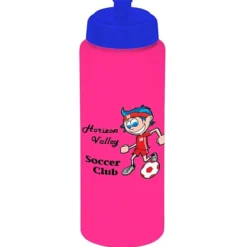 Full Color Sport Bottle with Push Pull Lid - 32 oz