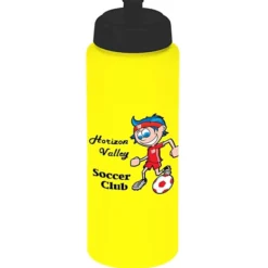 Full Color Sport Bottle with Push Pull Lid - 32 oz
